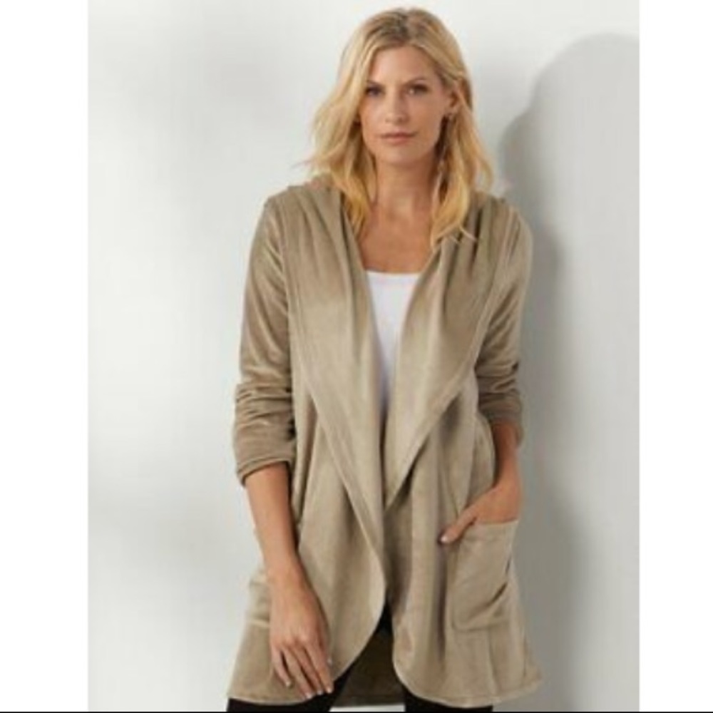 Soft Surroundings Cozy Cardigan in Navy